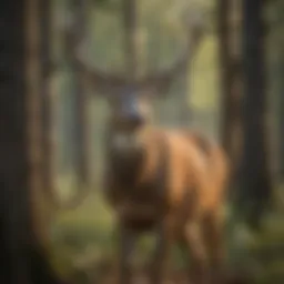 Majestic Whitetail Deer in Mississippi Forest