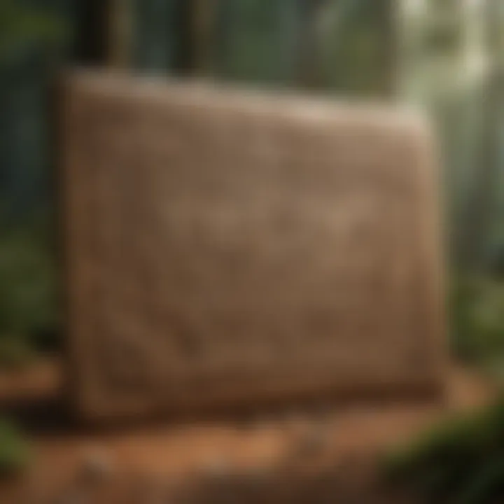 Evolving Scripts: Deciphering Ancient Languages Ancient Clay Tablet with Hieroglyphics