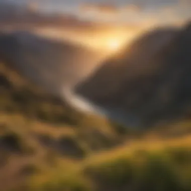 Sunrise over Hells Canyon