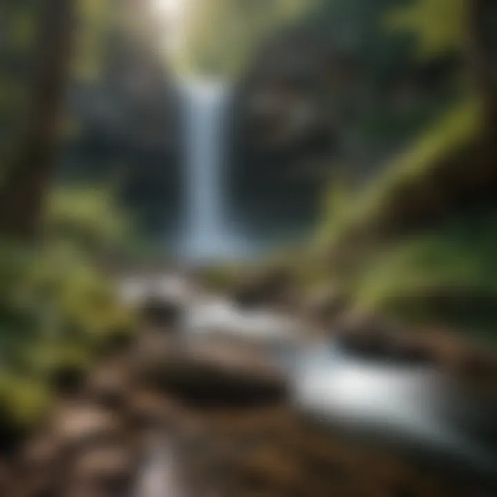 Mystical Waterfall Oasis