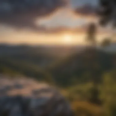 Scenic Vantage Point of Black Hills Overlook of Black Hills Valley