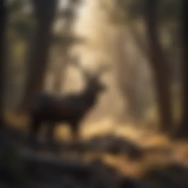 Silhouettes of Native Wildlife in Texas Canyon