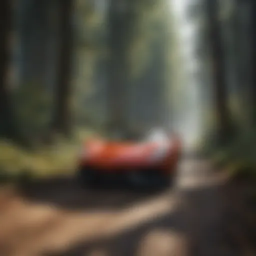 Velocity Concept Visualization Illustration showing velocity concept