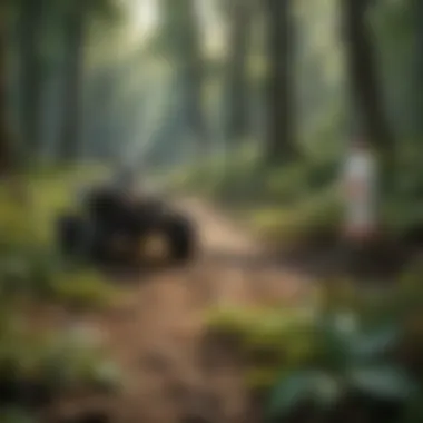 Detailed illustration of various types of acaricides used in pest control