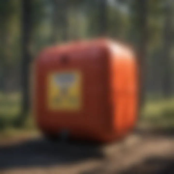 Proper ventilation system for gasoline storage