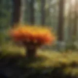 Pollen's Influence on Floral Diversity Vibrant forest blooms