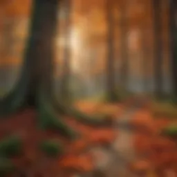 Vibrant Leaves Under Herbicide Impact