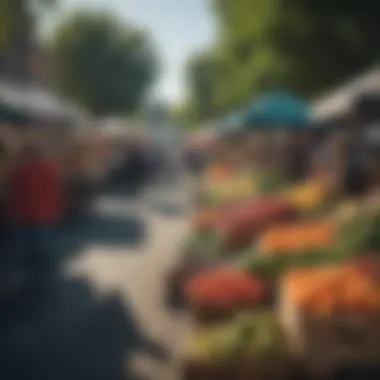 Vibrant Redmond Farmer's Market Scene