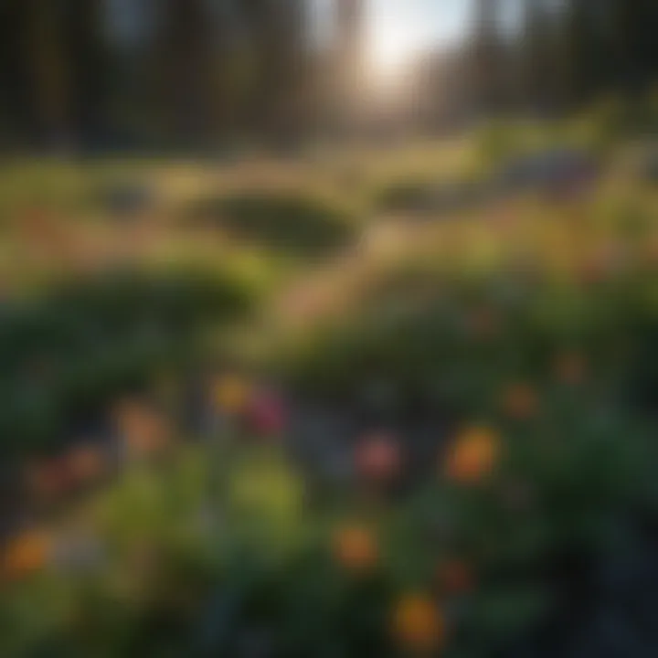 Vibrant Wildflowers in Bitterroot Valley