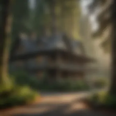 Historic Charm of Lake Crescent Lodge Vintage Exterior of Lake Crescent Lodge
