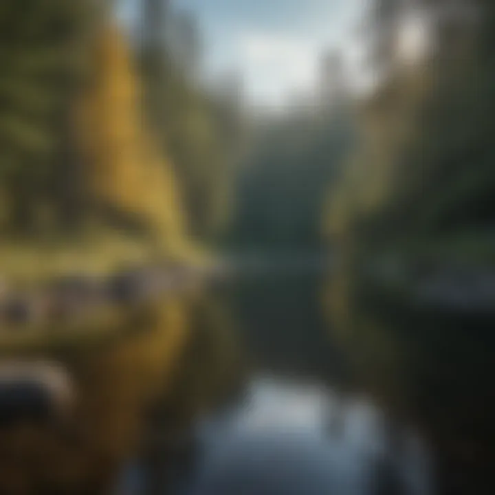 Recreational activities at Spruce Knob Lake