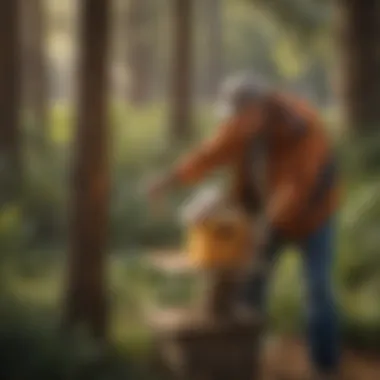 Creating Habitat for Avian Conservation Volunteer building a birdhouse in a park in Los Angeles