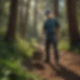 Volunteer planting native species in Los Angeles