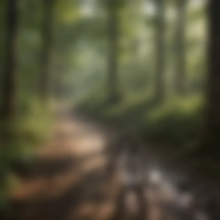Weather impacts on Alum Creek mountain bike trail