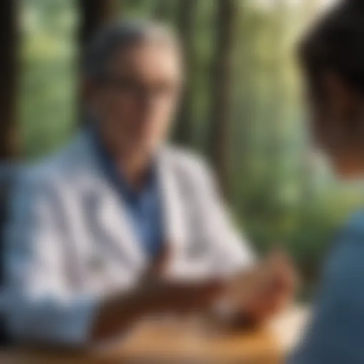 Medical Specialist conducting patient consultation