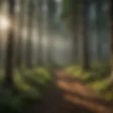 The Role of Forests in Carbon Storage Dense forest representing carbon storage