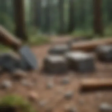 Optimal Grit Selection Various grit sizes of whetstones for axe sharpening