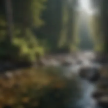 Majestic River Landscape in Whistler