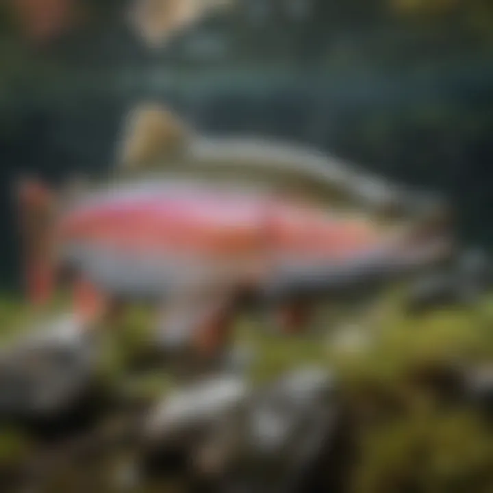 Colorful Rainbow Trout in Whistler Waters