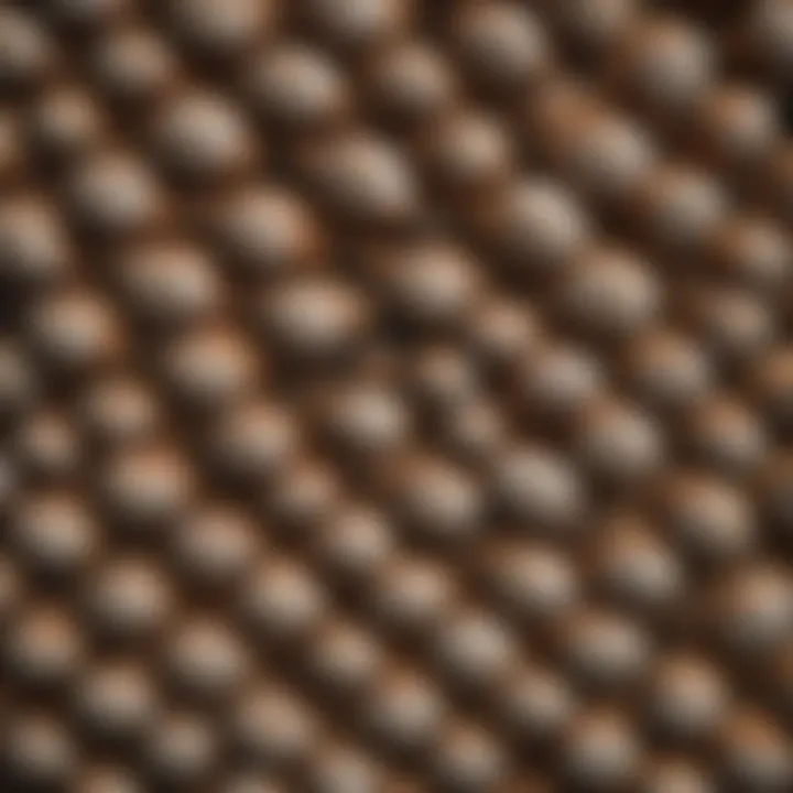 Close-up Detail of White Pine Cone Scales