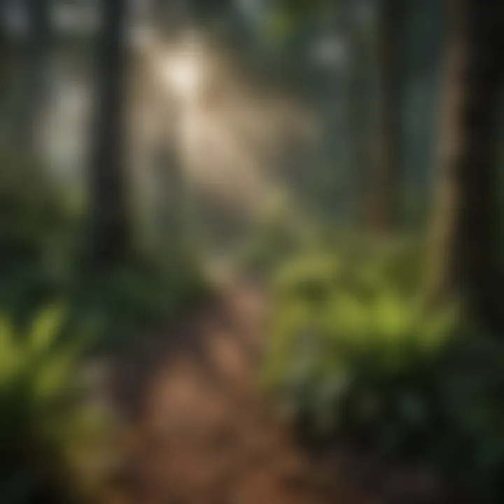 Diverse flora showcasing the unique plant life of the area