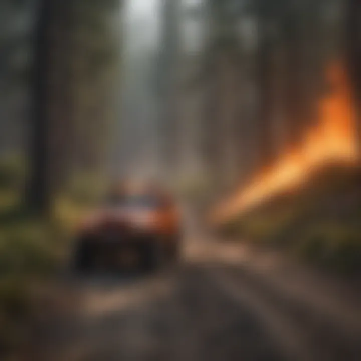 RPV scanning for wildfire prevention