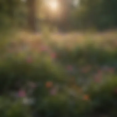 Floral Symphony: Meadow Bloom Bliss Wildflower Field in Finger Lakes