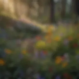 A vibrant display of various wildflowers