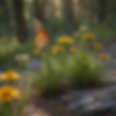 Wildflower sod pollinator interaction