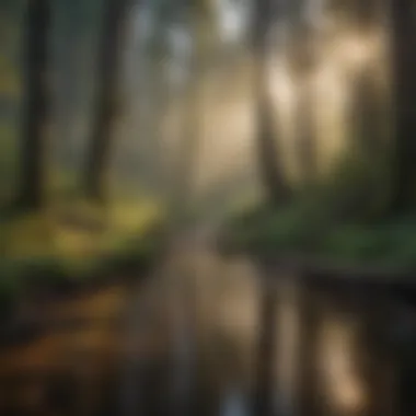 Untamed Wonder: A Glimpse of Wildlife Harmony Wildlife Encounter in American Forest