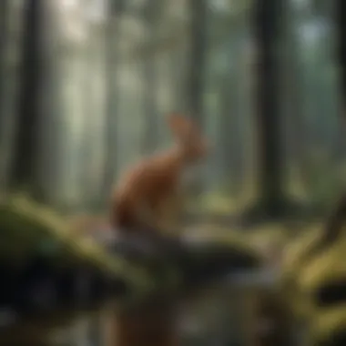 Wildlife Encounters in Forest