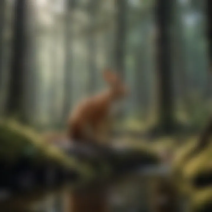 Wildlife Encounters in Forest