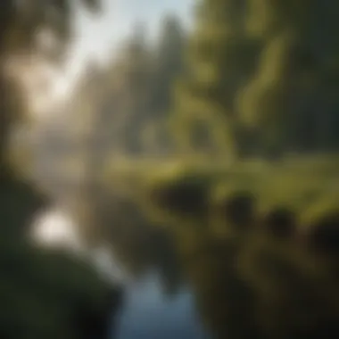 Biodiversity Flourishing Along the River Wildlife Oasis on the Russian River