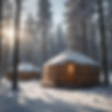 Winter Campsite Yurts