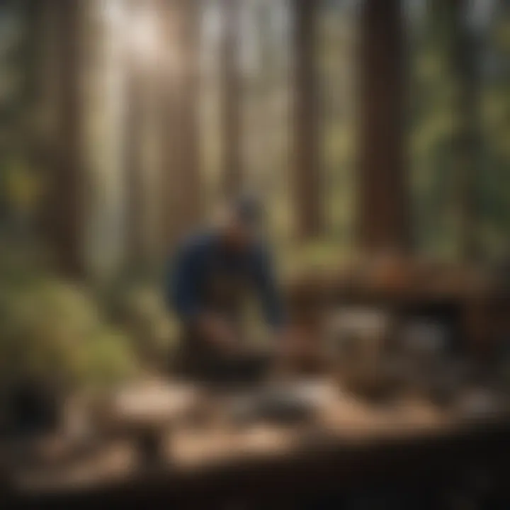 Vibrant Artisanal Scene in Winthrop, WA Artisanal crafts market in Winthrop, WA