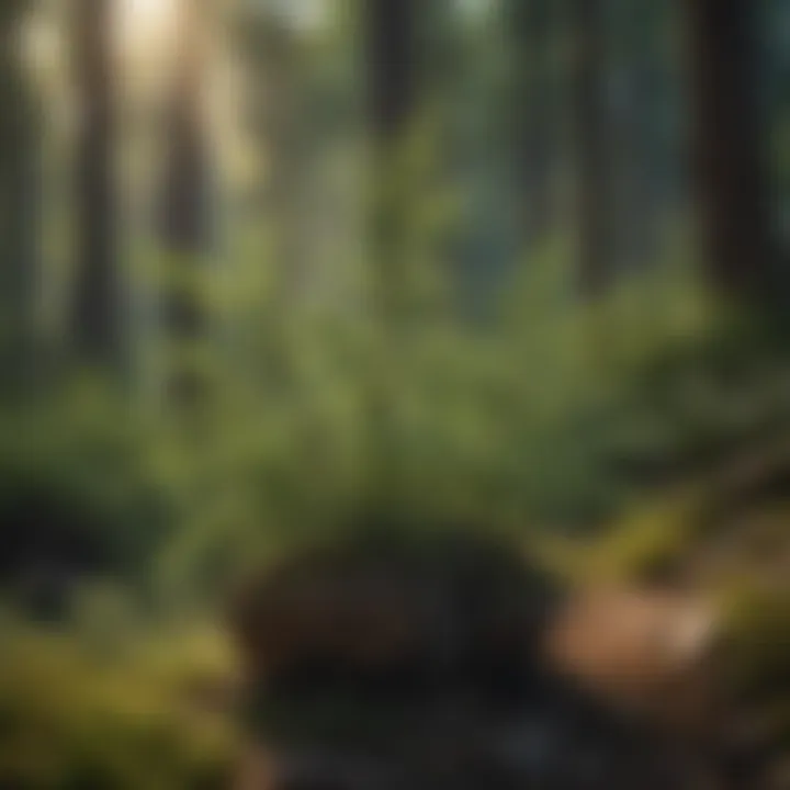 Wormwood Plant in Natural Habitat