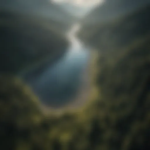 Aerial view of Wrangell, Alaska