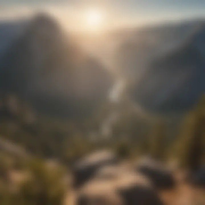 Yosemite Valley Vista Sweeping vista of Yosemite Valley from Glacier Point