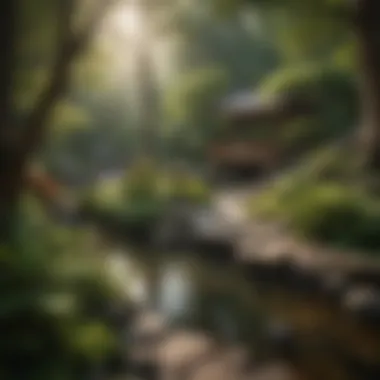 Tranquility Amidst Nature Zen Garden Retreat